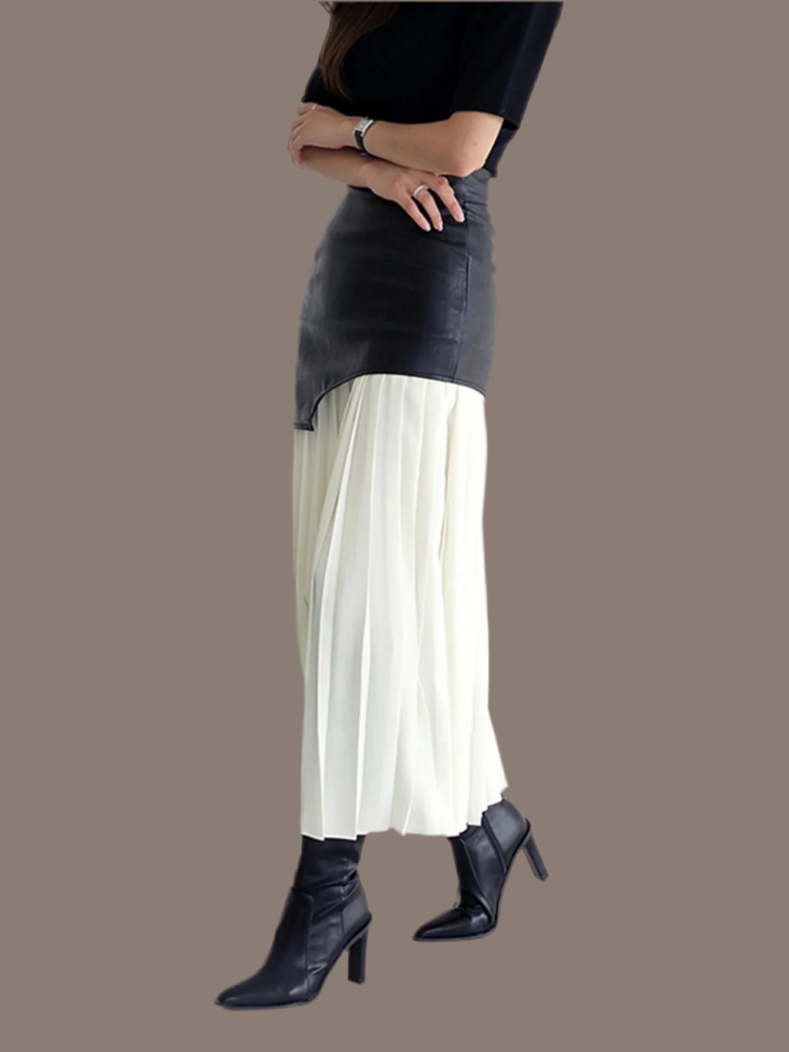 Juxtaposition High Rise Skirt