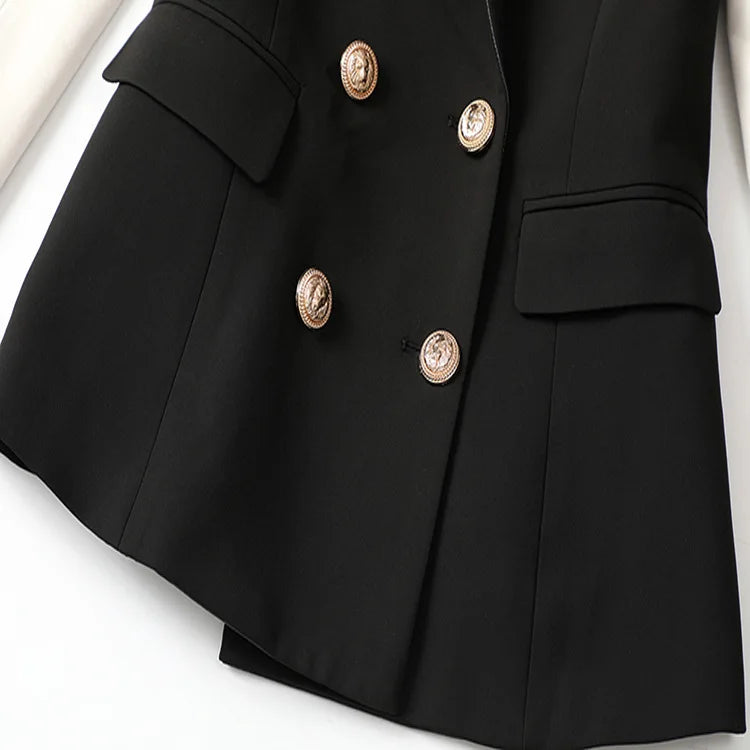 Double-Breasted Letterman's Blazer