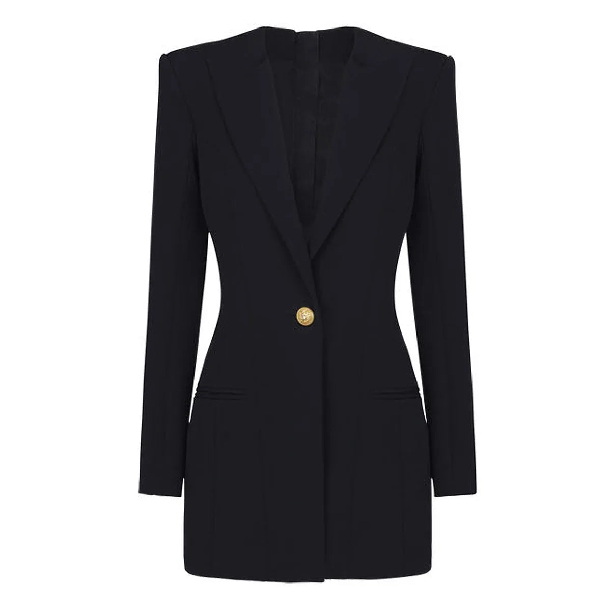 One Button Dress Blazer