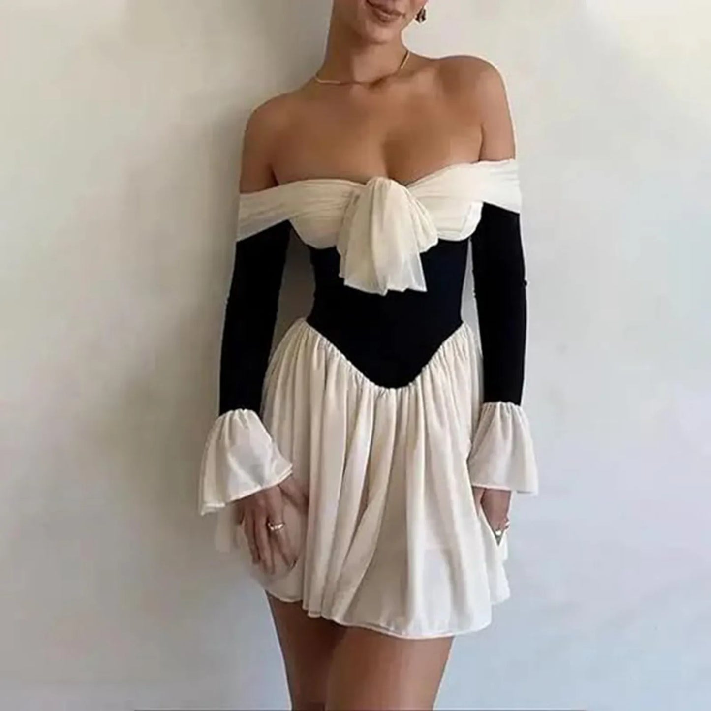 Kalua Off Shoulder Push Up Dress