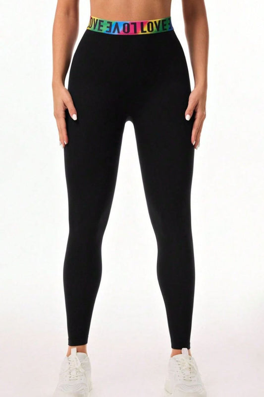 Love is Love High Waist Leggings
